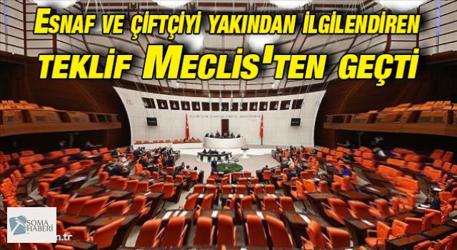Vergi kanun teklifi Meclis'ten geçti