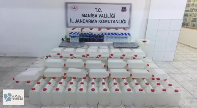 1 ton 750 litre Alkol Yakalandı