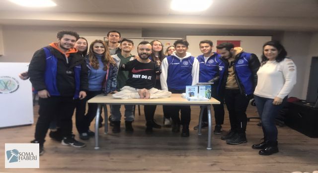 Milli Sporcu, Soma'da Öğrencilerle Buluştu.