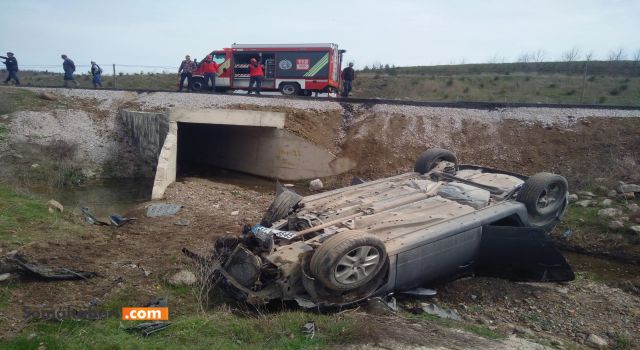 Savaştepe Balıkesir Yolunda Kaza 1 Kişi Yaralandı