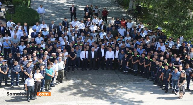 BAŞKAN ERKOYUNCU ÇALIŞANLARLA BAYRAMLAŞTI