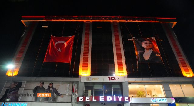 SOMA BELEDİYESİ, LÖSEV HAFTASI’NDA TURUNCU IŞIKLARLA FARKINDALIK YARATTI