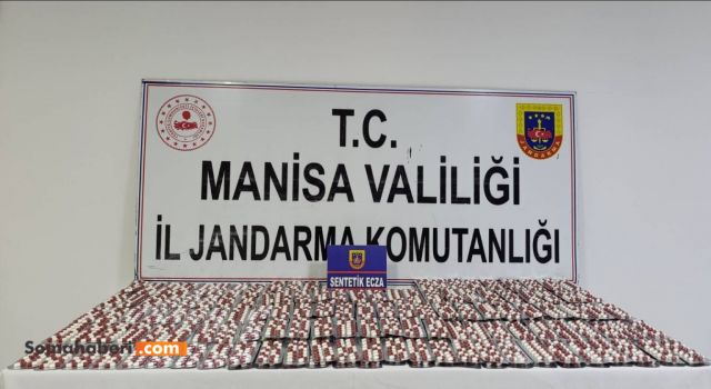 SOMA’DA ZEHİR TACİRLERİNE AĞIR DARBE: 3 BİN 644 HAP ELE GEÇİRİLDİ