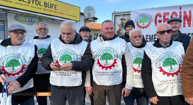 Emekliler Soma’da meydandaydı: “Maaşlar yetmiyor, insanca yaşamak istiyoruz”