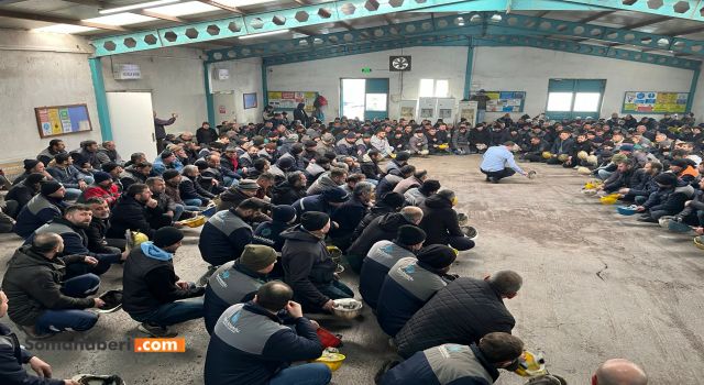 Soma'da maden işçileri eylemde