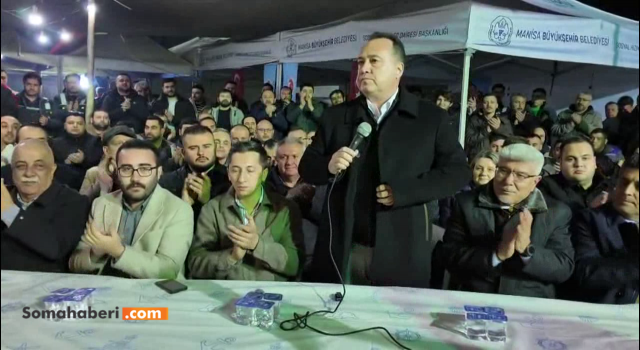 Soma’daki termik santral önünde eylem: İşçiler ve aileleri kamulaştırma çağrısı yaptı