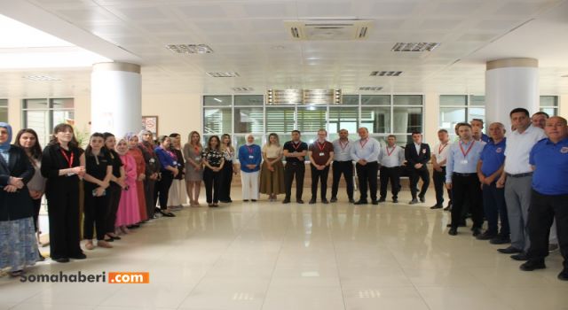 SOMA ADLİYESİNDE BAYRAMLAŞMA PROGRAMI DÜZENLENDİ