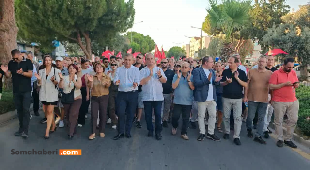 Didim'de görevden alınan CHP yönetiminden "örgüt iradesi" yürüyüşü
