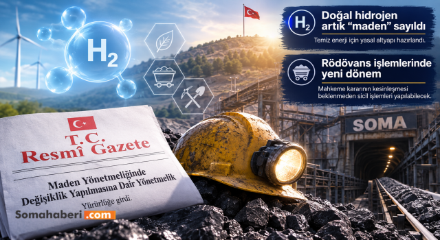 Maden Yönetmeliği'nde yeni dönem: Doğal hidrojen maden kapsamına alındı, rödövans işlemleri hızlanacak