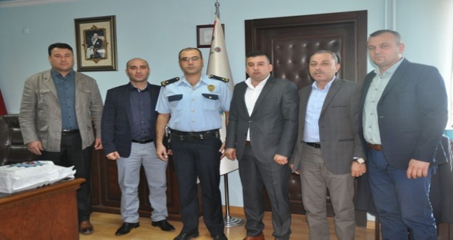 Maden İşçileri Sendikası Ege 1 Nolu Şube Emniyet Müdürünü Ziyaret Etti