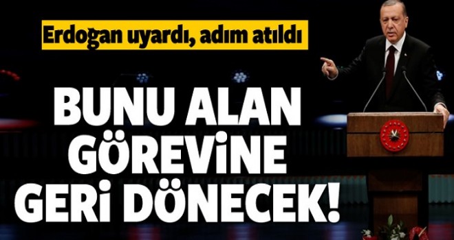 Temiz Kağıdını Alan İşe Dönecek