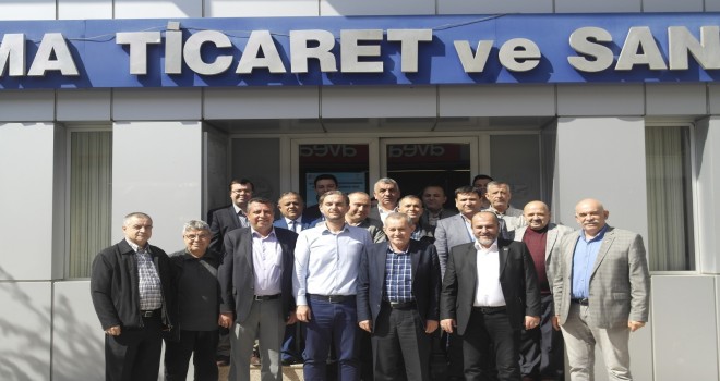 SOMA NAKLİYECİLER KOOPERATİFİ YÖNETİMİ SOMA TSO’YU ZİYARET ETTİ