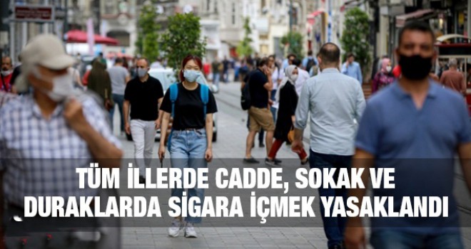 Cadde Sokaklarda Sigara İçmek Yasak