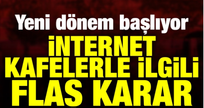 Ders saatlerinde internet kafelere öğrenci alınmayacak