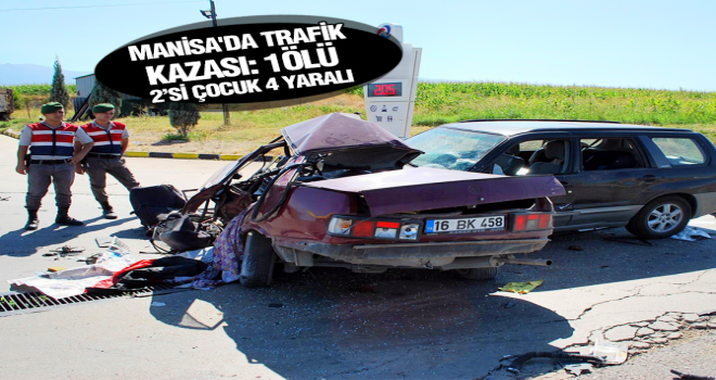 Trafik Kazası 1 kişi òldü 3 kişi yaralandı