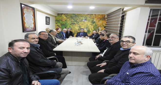 CHP İl Başkanı Soma'da Odaları Ziyaret Etti