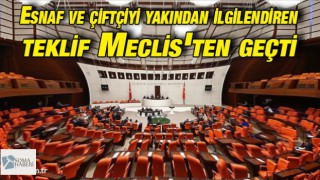 Vergi kanun teklifi Meclis'ten geçti