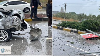 Kırkağaç Yolundaki Kazada 2 Kişi Yaralandı