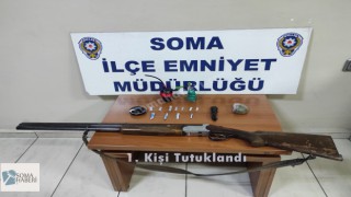 Soma'da uyuşturucu operasyonu.