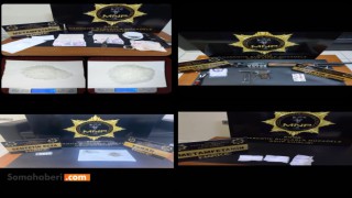 Soma'da uyuşturucu operasyonu.