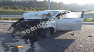 Otoyolda Kaza 5 Kişi Yaralandı