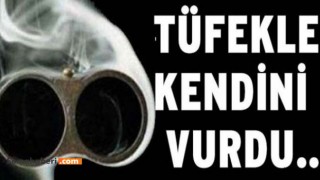 Tüfekle İntihar Etti