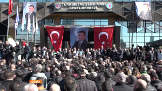 TÜRK METAL SENDİKASI GENEL BAŞKANI SONSUZLUĞA UĞURLANDI