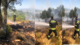 Korkutan yangınlara Büyükşehir’den kısa sürede müdahale