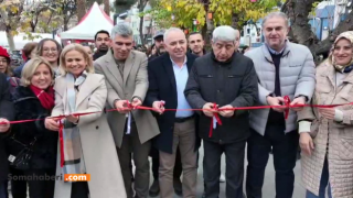 Soma’da 2026 kadın emeği yeni yıl çarşısı açıldı