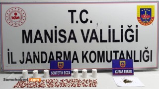 Soma’da Jandarmadan Uyuşturucu Darbesi: 302 Sentetik Ecza Ele Geçirildi