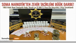 Soma Narkotikten Uyuşturucu Operasyonu: 2 Tutuklama