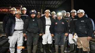 Vali Özkan Yeni Yılı Soma’daki Maden Ocağında Madencilerle Karşıladı