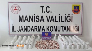 Soma'da Jandarmadan Uyuşturucu Operasyonu: 5 Bin 110 Sentetik Ecza Ele Geçirildi