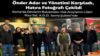 Soma’da Hak Arayışının Sesi Rıza Sal, A.D.D. Soma Şubesi’ni Ziyaret Etti