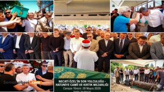 CHP Gurup Başkanı Özgür Özel, amcası Necati Özel’i son yolculuğuna uğurladı