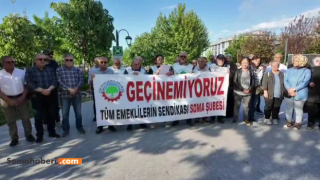 Emekliler Soma’da meydanlara çıktı: “Emekliye bayram değil, yoksulluk dayatılıyor”