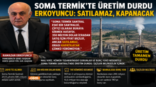 Soma Termik'te üretim tamamen durdu, gözler binlerce çalışanın geleceğinde