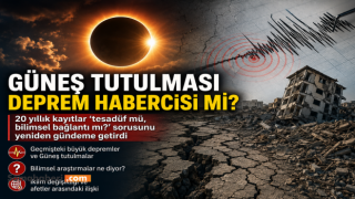 Güneş tutulması sonrası deprem olacak mı? 20 yıllık kayıtlar “tesadüf mü, bilimsel bağlantı mı?” sorusunu yeniden gündeme getirdi