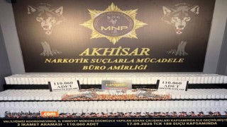 Akhisar’da Dev Uyuşturucu Operasyonu: 110 Binden Fazla Sentetik Ecza Ele Geçirildi!