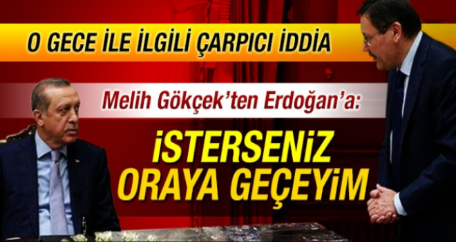 Çarpıcı iddia: Melih Gökçek, Başbakan Yıldırım'ın koltuğunu istedi, Erdoğan ne dedi