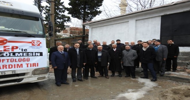 Soma'dan Halep'e Yardım Tır'ı Çıktı