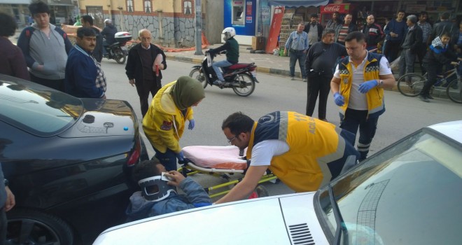 Kazada 1. Kişi. Yaralandı.