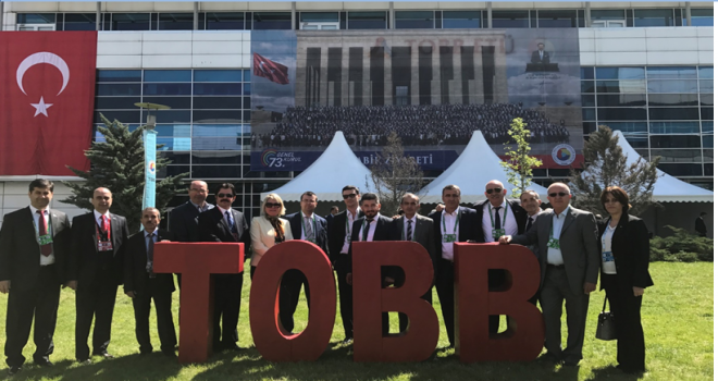 SOMA TSO, TOBB İNŞAAT ve TAAHHÜT HİZMETLERİ KURULU TOPLANTISINA KATILDI