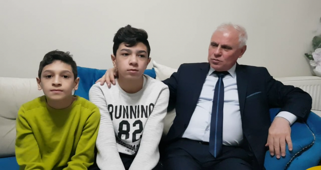 Ali Tulup Hasta Aileyi Ziyaret Etti