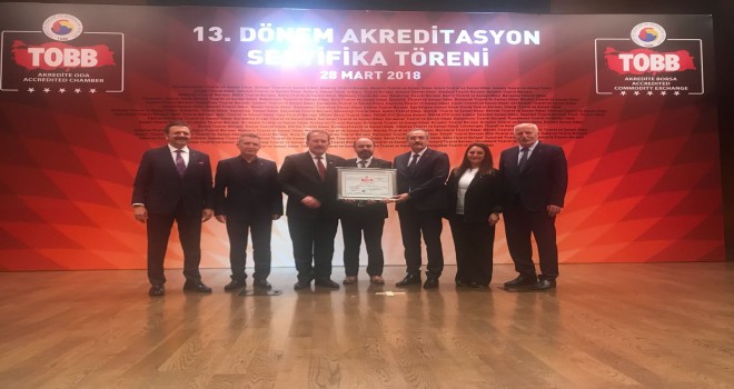 SOMA TSO, 5 YILDIZLI HİZMET BELGESİNİ ALDI