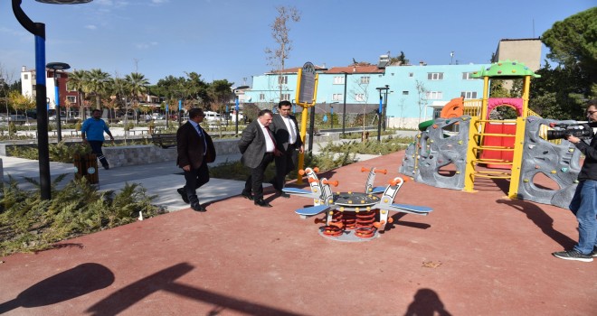 İstasyon Parkı Tamamlandı.