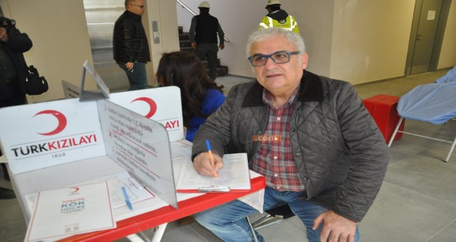 Manisa’nın Soma İlçesinde Kanbağışı Devam Ediyor