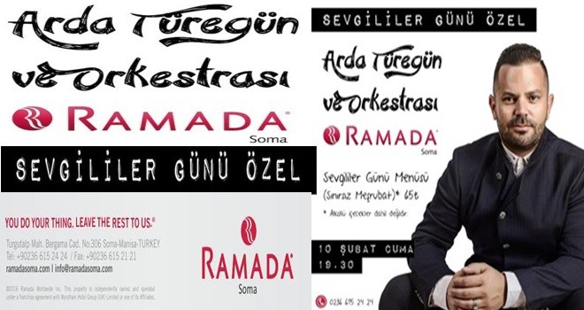 Ramada Sevgililer Gününde Davetlilerini Bekliyor.