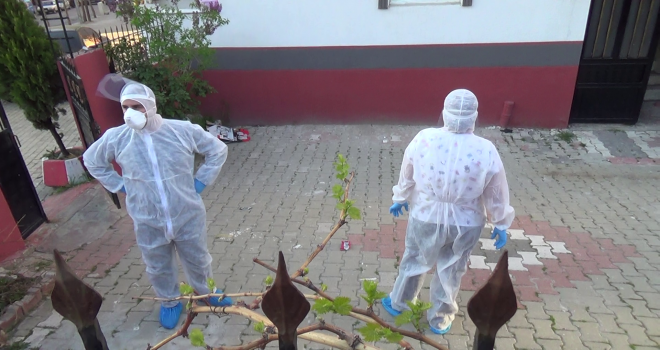 Manisa'da 5 İlçe'de Bazı Evler Karantinada