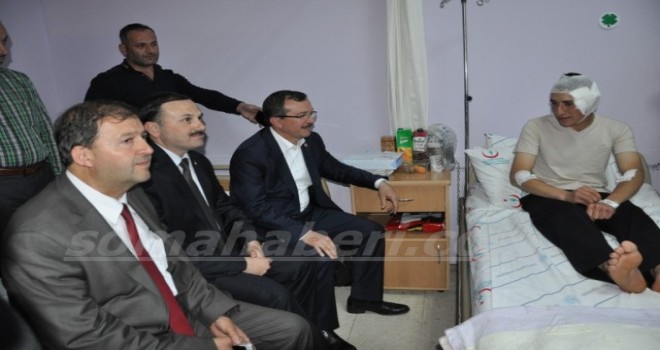 AK Parti Millet Vekİli Uğur Aydemir Yaralı Askeri Ziyaret Etti